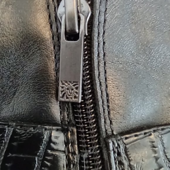 Anne Klein Akgansee Black Boots Size 8 - Picture 6 of 16